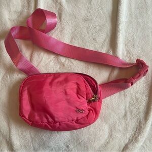 Nfinity Sonic Pink Belt Bag 1L | Infinity Logo Aesthetic Fanny Pack Crossbody